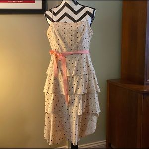 Vintage BCBG MAXAZRIA tiered party dress